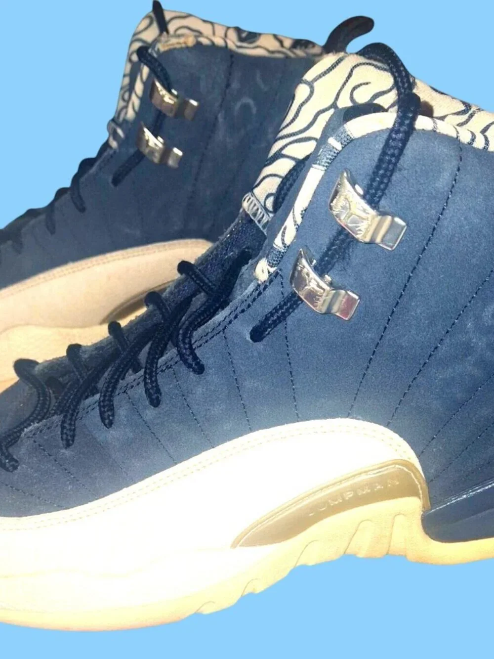 Nike Air Jordan 12 Retro International Flight Navy Size 7Y BV8017-445 No Box*sh5